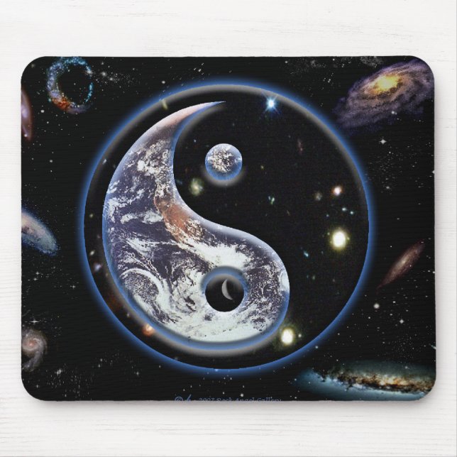 Cosmic Yin Yang Mousepad (Vorne)