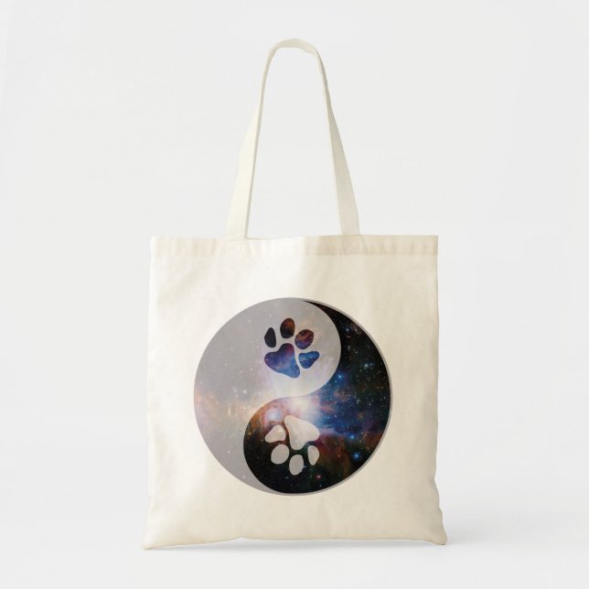 Cosmic Yin Yang Paw Tragetasche (Vorne)