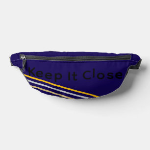 CosmicBlue Behalte es Nah dran Fanny Pack nähen un Bauchtasche