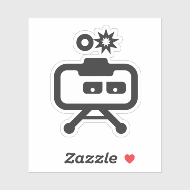 Cosmicity Logobot 3" Sticker, 6 ct. Aufkleber (Blatt)