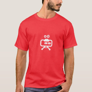 Cosmicity Logobot rote T T-Shirt