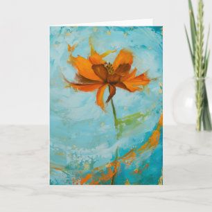 Cosmo Blume Blank Greeting und Notecard Karte
