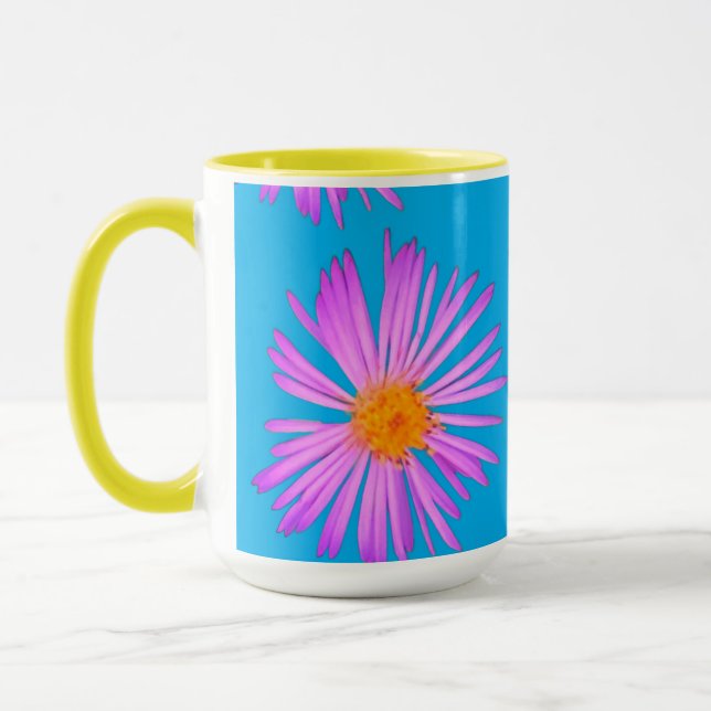 Cosmo-Blumen Botanik Tasse (Links)