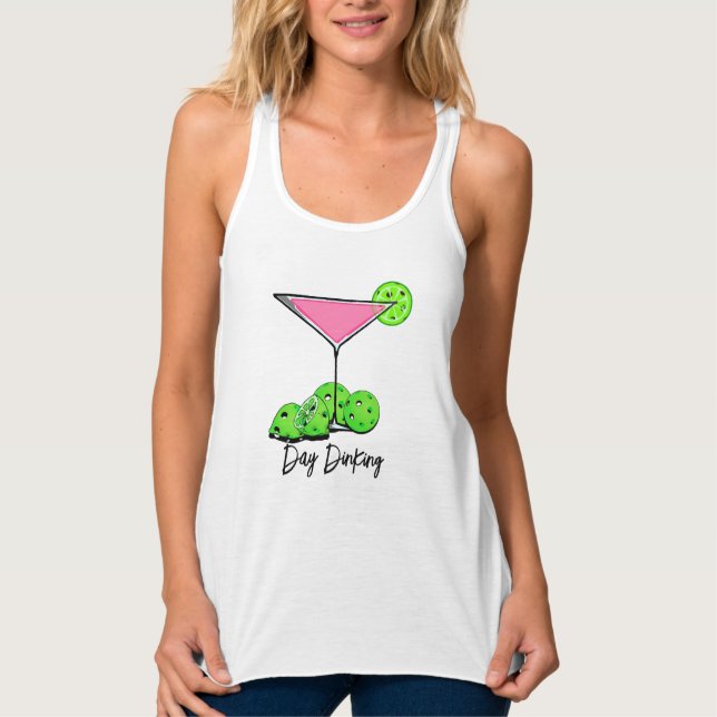 Cosmo Cocktail am Tag, Pickleball Limes Tank Top (Vorderseite)