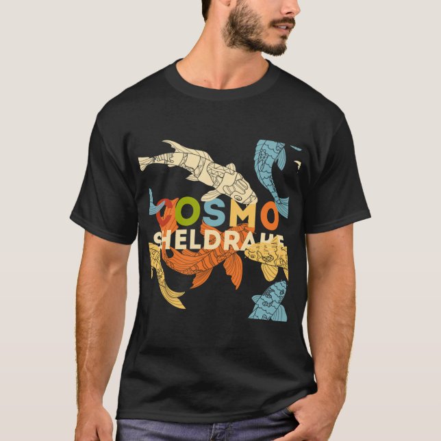 Cosmo Sheldrake mit Koi-Karpfen T-Shirt (Vorderseite)