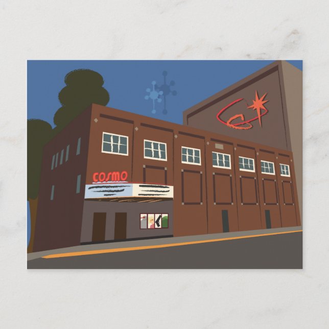 Cosmo-Theater, Merrill, WI Postkarte (Vorderseite)