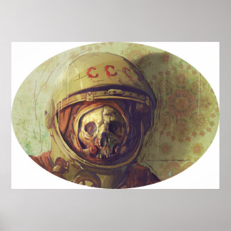 Cosmonaut Canvas Print Poster