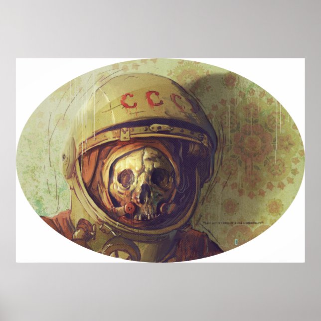 Cosmonaut Canvas Print Poster (Vorne)