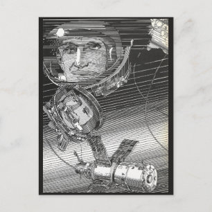 Cosmonaut Five Postkarte