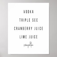 Cosmopolitan Cocktail Rezept