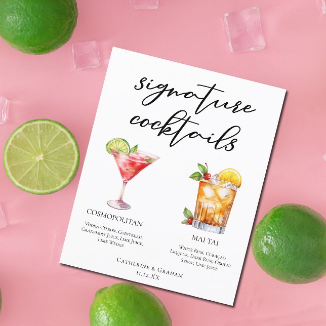 Cosmopolitan Mai Tai Signature Cocktails Menü (Von Creator hochgeladen)