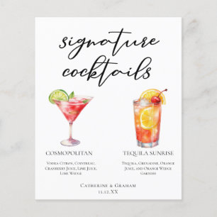Cosmopolitan Tequila Sunrise Cocktails Menü