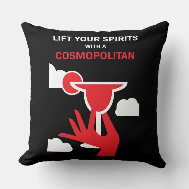 Cosmopoliter Cocktail Drink Kissen (Vorderseite)