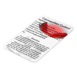 Cosmopoliter Cocktail Drink Rezept Magnet
