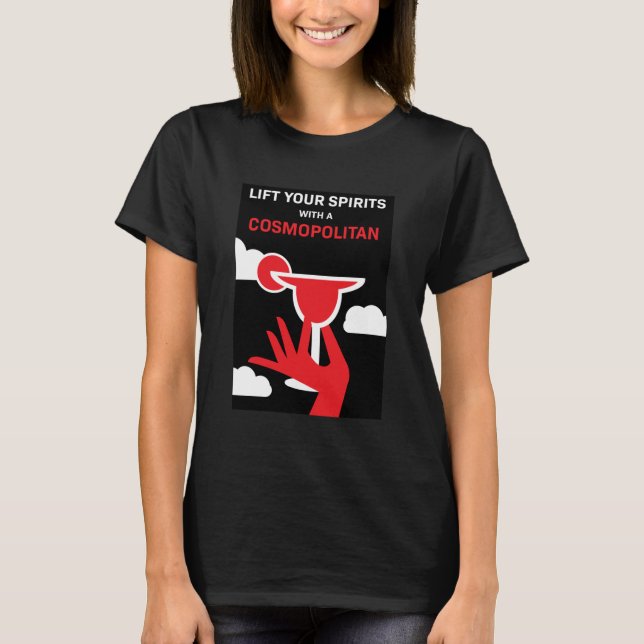 Cosmopoliter Cocktail Drink T-Shirt (Vorderseite)