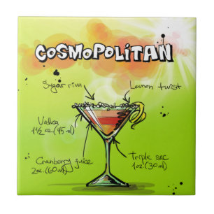 Cosmopoliter Cocktail Fliese