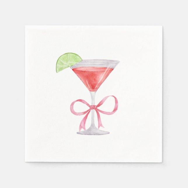 Cosmopoliter Cocktail Napkin Serviette (Vorderseite)
