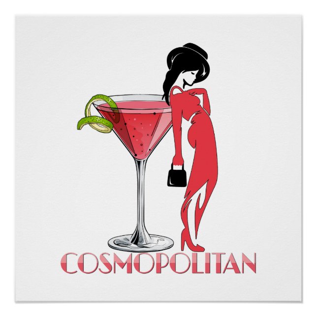 Cosmopoliter Cocktail Poster (Vorderseite)