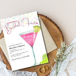 Cosmopolitischer Cocktail Mexican Bridal Fiesta Einladung