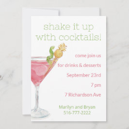 Cosmopolitischer Cocktail Party Einladung