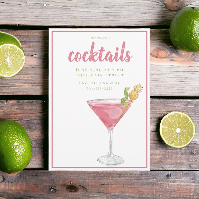 Cosmopolitisches Cocktail-Party Einladung (Von Creator hochgeladen)