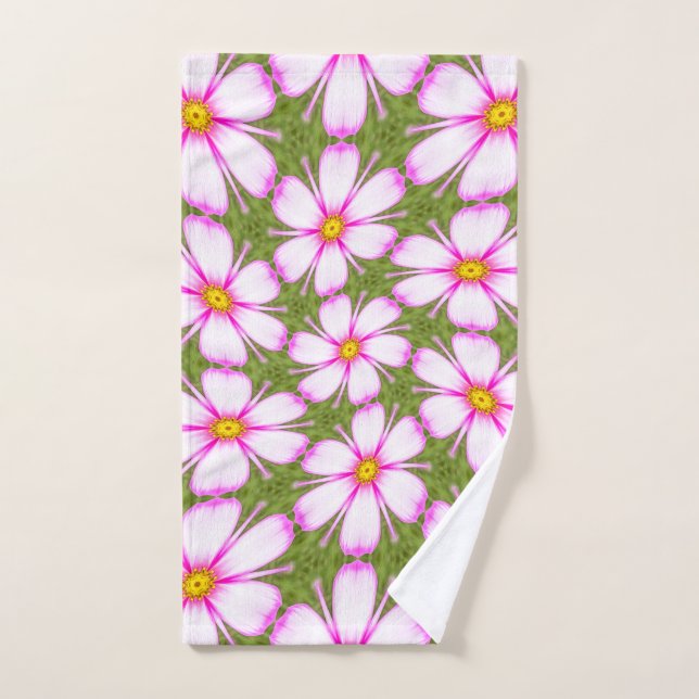 Cosmos-Blume-Muster Handtuch (Handtuch)