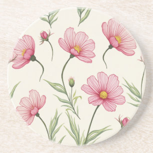 Cosmos Blume Sandstone Drink Untersetzer