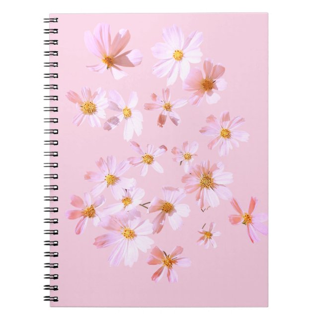 Cosmos Collage Notebook Notizblock (Vorderseite)