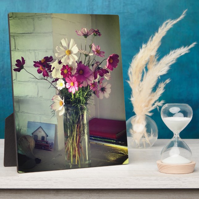 Cosmos Hütte Mantle Arrangement Tabletop Plaque Fotoplatte (Seite)