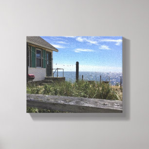 Cosmos Hütte Stretched Canvas Print Leinwanddruck