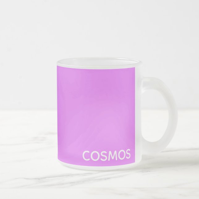 Cosmos lila Farbname Mattglastasse (Rechts)