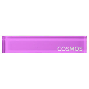 Cosmos lila Farbname Namensplakette