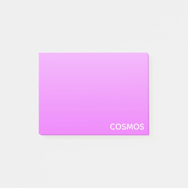 Cosmos lila Farbname Post-it Klebezettel (Vorderseite)