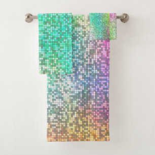 Cosmos Mosaic Badhandtuch Set