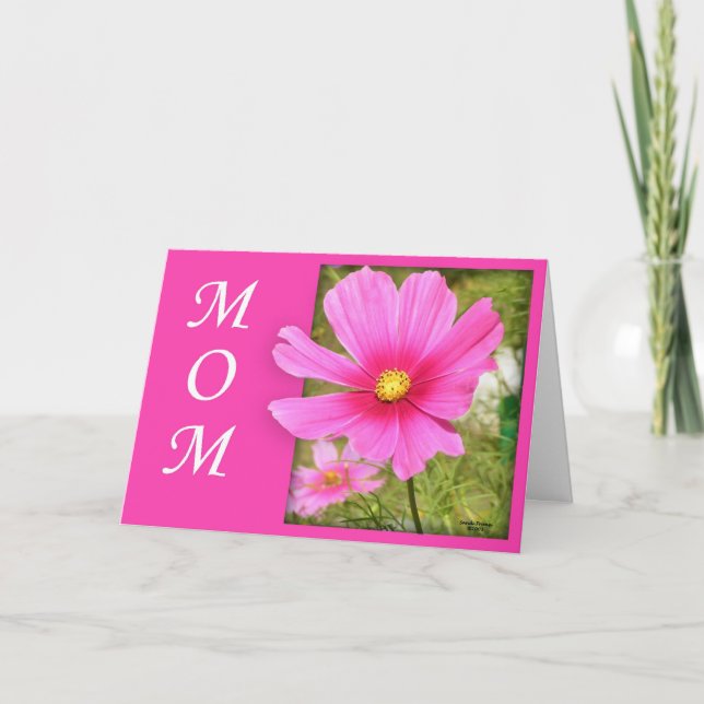 Cosmos Mother's Day Card (Großdruck) Karte (Vorderseite)