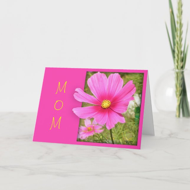 Cosmos-Muttertagskarte Karte (Vorderseite)