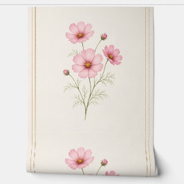 Cosmos Oktober-Geburtsblumen-Wallpaper-Druck Tapete