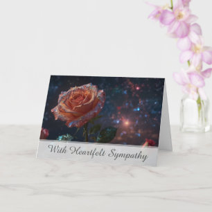 *~* Cosmos Rose TV2 Beileid Liebe Light Card Karte