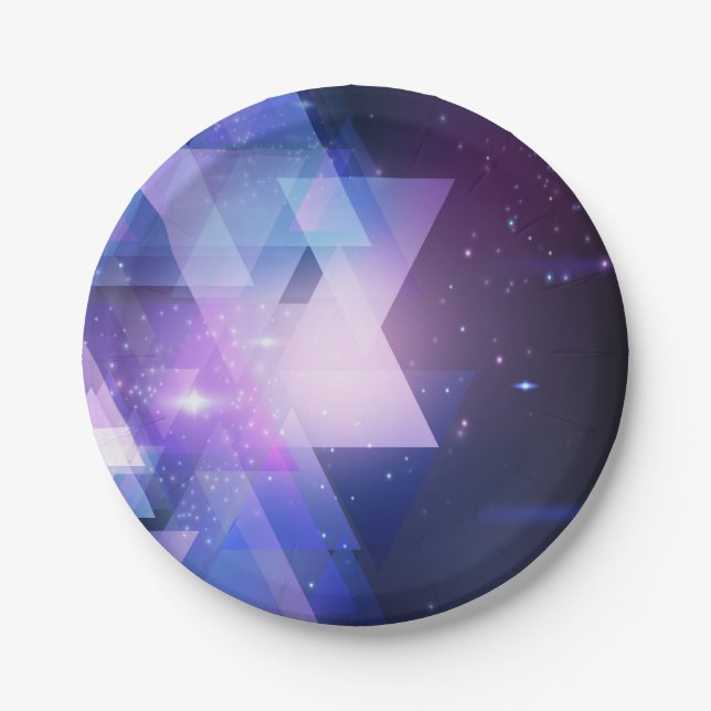 Cosmos Sky Galaxy Druckplatte Pappteller (Vorderseite)