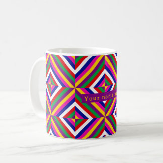 Cosmos-unendliche Personalisierte Tasse - Gelb/Pur