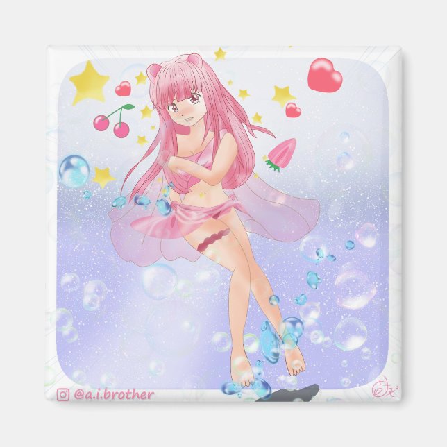 Cosmos Valentine's Day Magnet (Vorne)