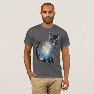 Cosmos Weltraum Katze T-Shirt