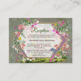 Cosmos Wilderness Wild-Blume Begleitkarte