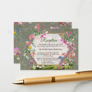 Cosmos Wilderness Wild-Blume Begleitkarte