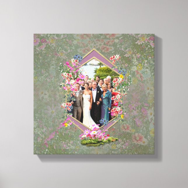 Cosmos Wilderness Wild-Blume Leinwanddruck (Vorderseite)