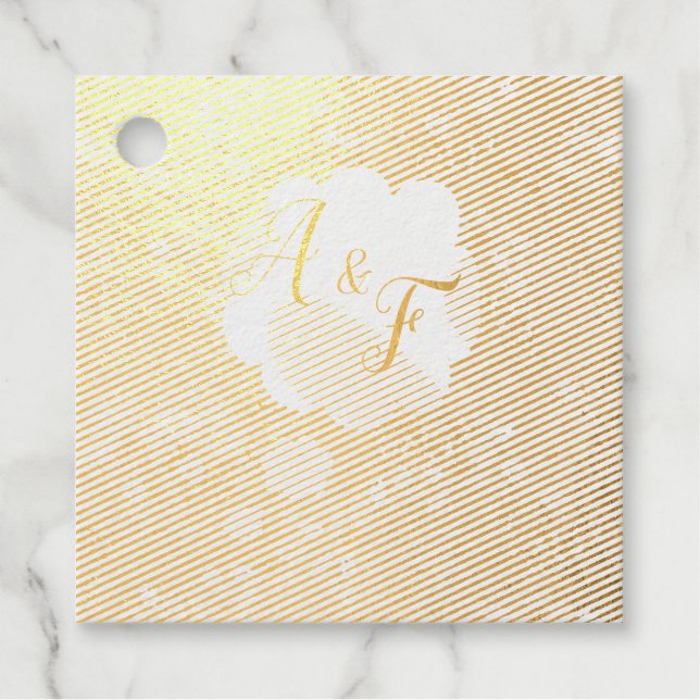 Cosmos Wilderness Wild Blume Napkins Foil Geschenk Geschenkanhänger (Vorderseite)