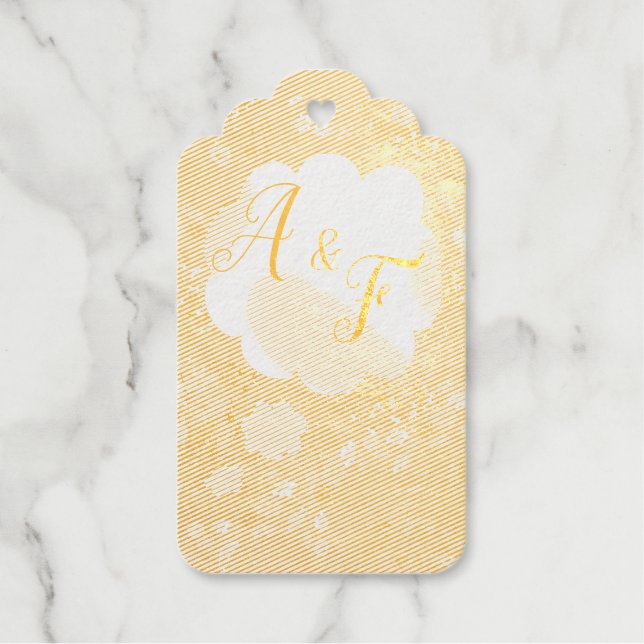 Cosmos Wilderness Wild-Blume Napkins Geschenkanhänger (Vorderseite)