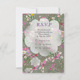 Cosmos Wilderness Wild-Blume RSVP Karte