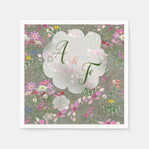 Cosmos Wilderness Wild-Blume Serviette