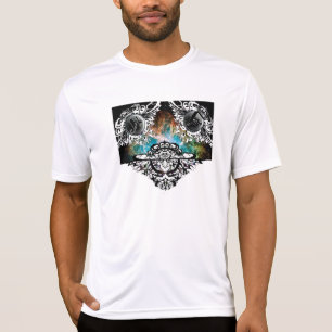 Cosmotics - Doppeltes versah T-Shirt mit Seiten